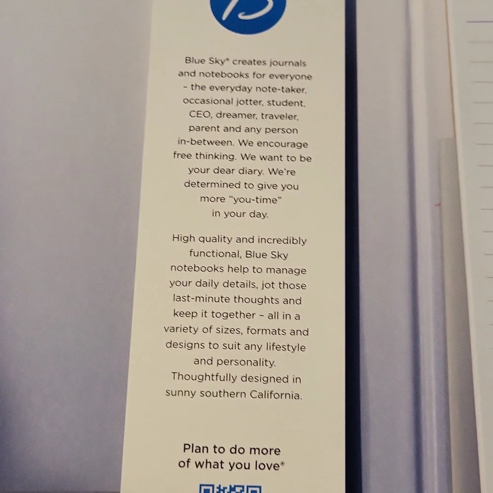 NWT Blue Sky clipfolio  clipboard notepad.